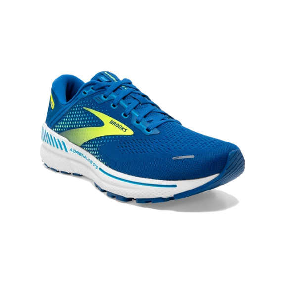 Zapatillas Brooks Adrenaline GTS 22 Azul Amarillo Hombre 2 Zapatillas Brooks Adrenaline GTS 22 Azul Amarillo Hombre - Imagen 2