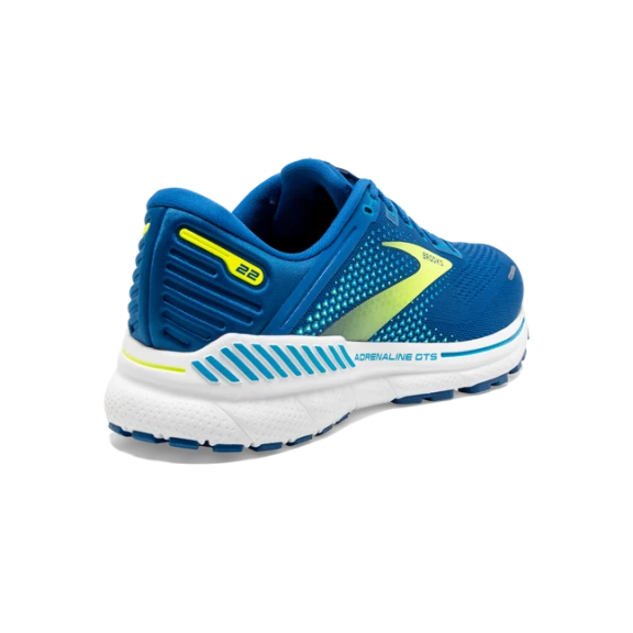Zapatillas Brooks Adrenaline GTS 22 Azul Amarillo Hombre 5 Zapatillas Brooks Adrenaline GTS 22 Azul Amarillo Hombre - Imagen 5