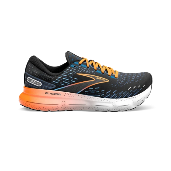 Zapatillas Brooks Glycerin 20 Negro Azul Naranja Hombre 1 Zapatillas Brooks Glycerin 20 Negro Azul Naranja Hombre