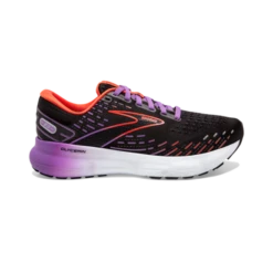 Zapatillas Brooks Glycerin 20 Negro Naranja Morado Mujer