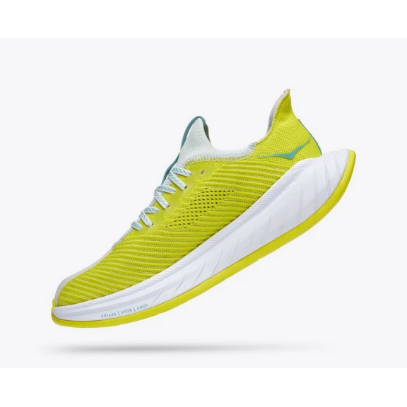 Zapatillas Hoka Carbon X 3 Verde Amarillo Hombre 2 Zapatillas Hoka Carbon X 3 Verde Amarillo Hombre - Imagen 2
