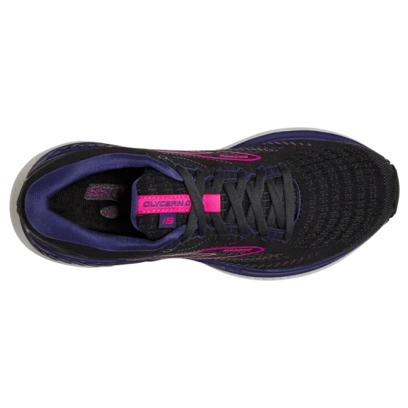 Zapatillas Running Brooks Glycerin GTS 19 Negro/rosa Mujer 3 Zapatillas Running Brooks Glycerin GTS 19 Negro/rosa Mujer - Imagen 3