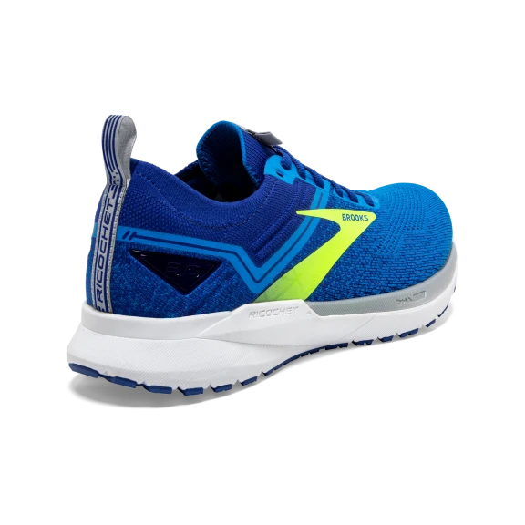 Zapatillas Running Brooks Ricochet 3 Azul Amarillo Hombre 4 Zapatillas Running Brooks Ricochet 3 Azul Amarillo Hombre - Imagen 4