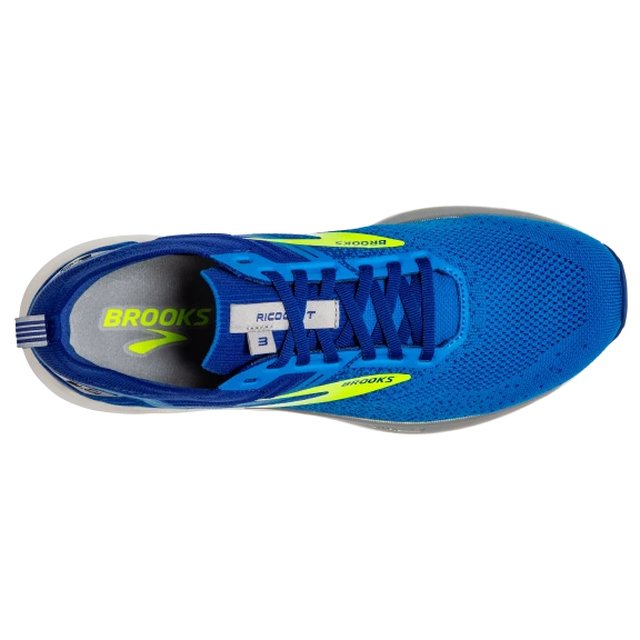 Zapatillas Running Brooks Ricochet 3 Azul Amarillo Hombre 5 Zapatillas Running Brooks Ricochet 3 Azul Amarillo Hombre - Imagen 5