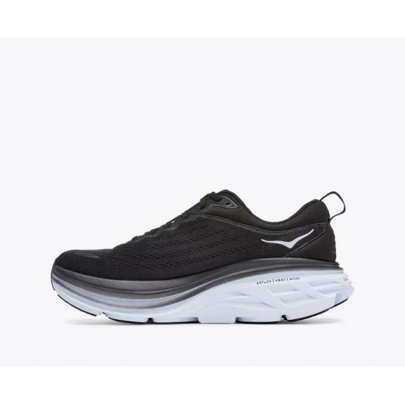 Zapatillas Running Hoka Bondi 8 Negro Blanco Hombre 2 Zapatillas Running Hoka Bondi 8 Negro Blanco Hombre - Imagen 2