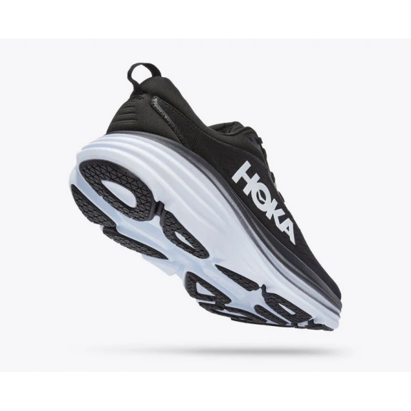 Zapatillas Running Hoka Bondi 8 Negro Blanco Hombre 4 Zapatillas Running Hoka Bondi 8 Negro Blanco Hombre - Imagen 4