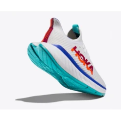 Zapatillas Running Hoka Carbon X 3 Blanco Azul Fuego Hombre -Zapatillas Tienda zapatillas running hoka carbon x 3 blanco azul fuego hombre 5