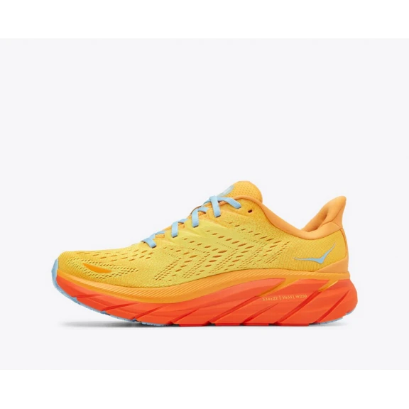 Zapatillas Running Hoka Clifton 8 Amarillo Naranja Hombre 2 Zapatillas Running Hoka Clifton 8 Amarillo Naranja Hombre - Imagen 2