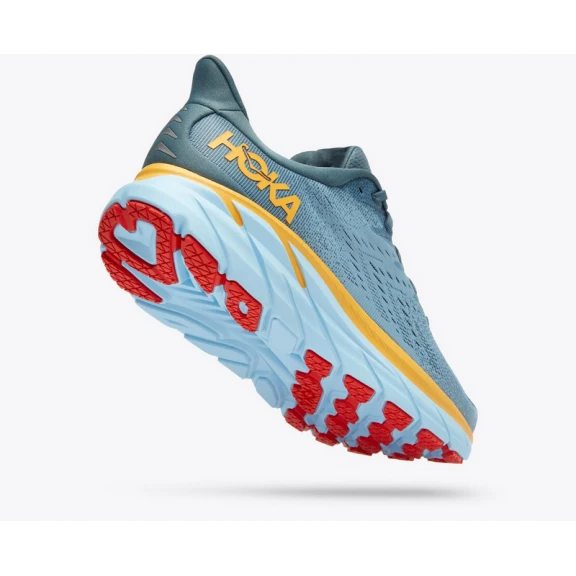 Zapatillas Running Hoka Clifton 8 Azul Amarillo Hombre 6 Zapatillas Running Hoka Clifton 8 Azul Amarillo Hombre - Imagen 6