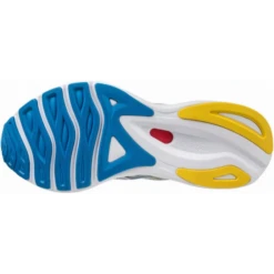 Zapatillas Running Mizuno Wave Sky 6 Blanco Amarillo Azul Hombre -Zapatillas Tienda zapatillas running mizuno wave sky 6 blanco amarillo azul hombre 4
