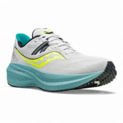 Zapatillas Saucony Triumph 20 Gris Lima Azul Hombre -Zapatillas Tienda zapatillas saucony triumph 20 gris lima azul hombre 2